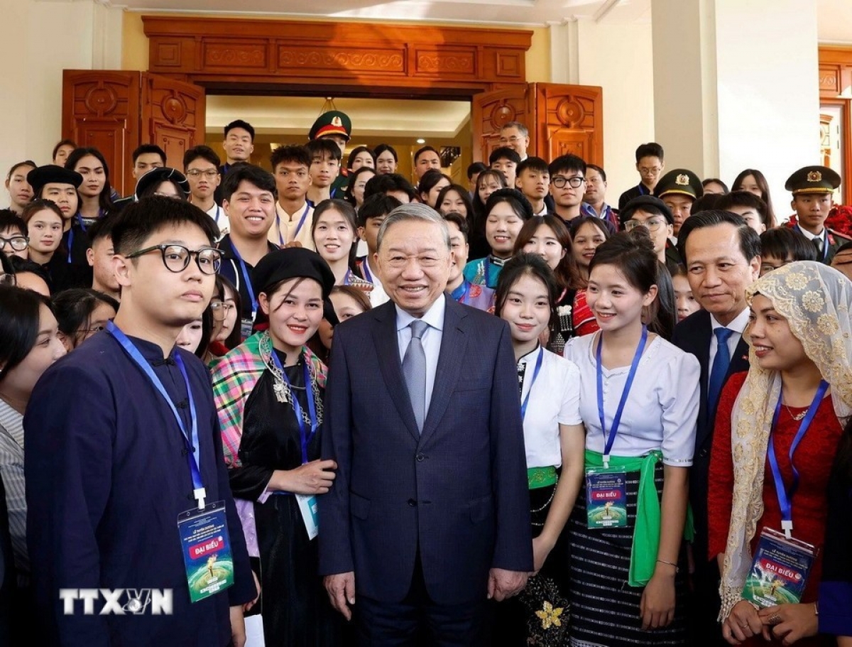 Kết luận của Tổng Bí thư Tô Lâm tại buổi gặp mặt học sinh, sinh viên, thanh niên dân tộc thiểu số xuất sắc, tiêu biểu